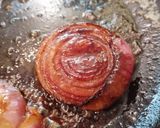 Une image de l'étape 4 de Tarte tatin d'oignon rouge et chèvre.