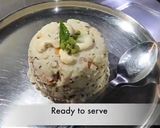 A picture of step 18 of Samak rice upma.