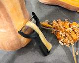 Foto del paso 1 de la receta: Conejo al horno con calabaza y patata estilo hasselback