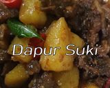 Foto langkah ke 7 dari resep Tetelan Daging & Kentang pedas.