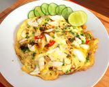 รูปขั้นตอนการทำที่ 4 ของ ไข่เจียวเนื้อปูและเห็ดหอมสด