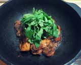 A picture of step 6 of Beginner-Friendly Bento Dish: Three Cup Chicken (San Bei Ji).