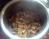 A picture of step 4 of Dry fry nyama.