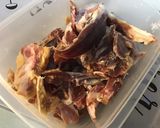 Une image de l'étape 5 de Crème de brocciu à la prune et jambon cru.