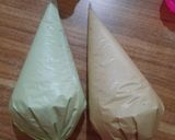 Foto langkah ke 3 dari resep Bolu Kukus Pandan Moka.