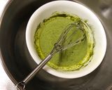 A picture of step 3 of Japanese Matcha and Azuki Beans Soft Chocolate.