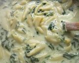 Foto del paso 4 de la receta: Fideos con leche y espinacas