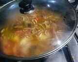 A picture of step 4 of Karele Qeema.