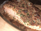 Salmón al Horno con pan rallado