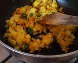 A picture of step 5 of Ragi Mysore Masala Dosa.