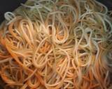 Háromszínű spagetti csirkecombbal recept lépés 3 foto