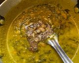 A picture of step 3 of Sorrel leaves Muddhabhaji (Ambat chuka).