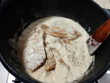 Cinta de lomo con crema de mostaza