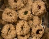A picture of step 4 of Red rice Pundi Gatti (Rice dumplings).