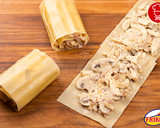 Foto del paso 4 de la receta: Lasaña de pollo carbonara 🍗😋🌯