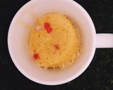 A picture of step 4 of Bday cake mug cake.