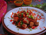 શક્કરીયાં દહીં ચાટ.(Sweet potato Curd Chaat Recipe in Gujarati)