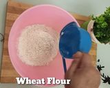 கையால் மாவு பிசையாமல் சுவையான மிருதுவான  கோதுமை பிரட் (Kothumai bread recipe in tamil) ரெசிபி ஸ்டேப் 1 புகைப்படம்