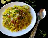 A picture of step 11 of Maharashtrian Kanda Poha.
