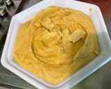 Une image de l'étape 13 de Purée de pommes de terre rouges et lentilles corail.