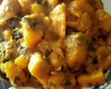 A picture of step 3 of Plantain porriage.