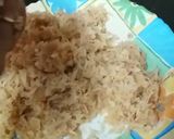 A picture of step 3 of Milk and raw coconut ladoo.