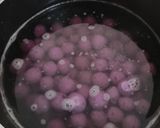 Foto langkah ke 3 dari resep Bubur Sumsum Biji Salak (Ubi Ungu).