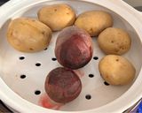A picture of step 1 of Beetroot Potato Tikkis – Colorful, Crunchy & Healthy Snack for Any Time Cravings!.