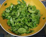 A picture of step 2 of Spinach Corn Sandwich.