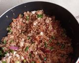 A picture of step 7 of Chinese fried rice.
