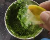 Aawal Dhaniya ki chatani recipe step 3 photo