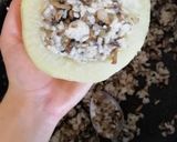 VEGÁN töltött karalábé kaporszósszal nyakonöntve recept fázis 8 fotója