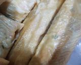Foto langkah ke 4 dari resep Ayam Keju Kembang Tahu Lipat Panggang.