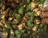 A picture of step 3 of Mango pickle.