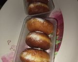 A picture of step 9 of Pillow doughnuts with white line.