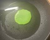 Spinach pancakes, smoked salmon with a creme fraiche and dill recipe step 6 photo