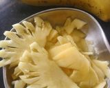 A picture of step 1 of Pineapple Banana Smoothie.