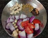 A picture of step 3 of Veg korma.