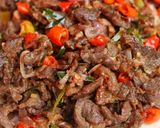 Foto langkah ke 3 dari resep Slice Beef Sambal Matah.