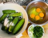小黃瓜炒蛋的食譜步驟1照片