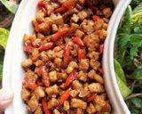 Foto langkah ke 4 dari resep Orek Tempe Cabe Merah.