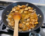 Une image de l'étape 12 de Poulet au curry,gingembre et amandes.