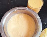 A picture of step 2 of Mango shake😋😋❤️.