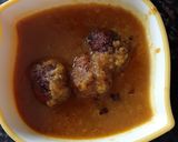 A picture of step 4 of Gobi ke kofta curry.