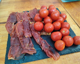 Foto del paso 2 de la receta: Ensalada de pasta con crunchys de jamón y mozzarella