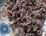 Hình bước làm 5 của món Gỏi nộm bò cà pháo