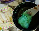 Foto langkah ke 3 dari resep Es pisang ijo.