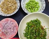 Gambar langkah 2 resipi Sambal hijau.