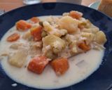 Une image de l'étape 4 de Curry carotte et fève.
