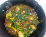 A picture of step 3 of Paneer chili.